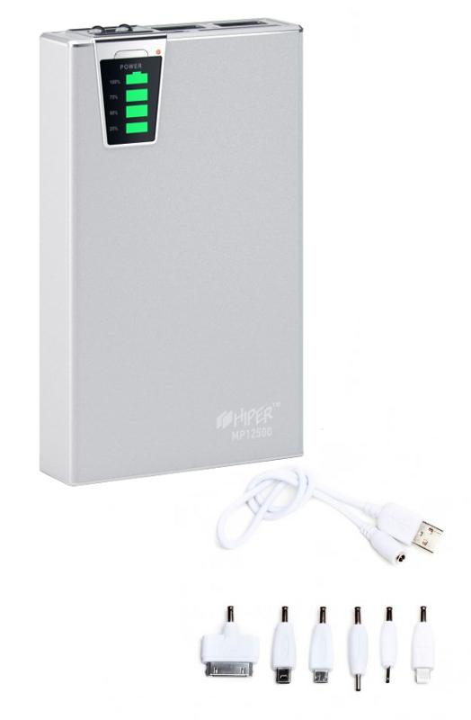 Hiper Аккумулятор HIPER Power Bank MP12500 12500 mAh Silver