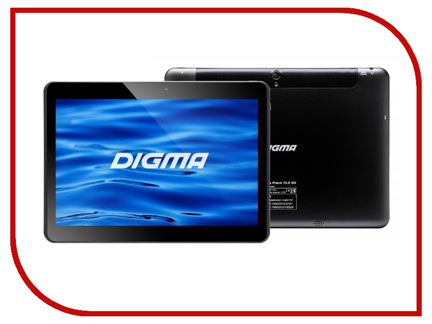  Digma Plane 10.2 3G Dark Green (MediaTek MT8389 1.2 GHz / 1024Mb / 8Gb / Wi-Fi / Bluetooth / Cam / GPS / 10.1 / 1280x800 / Android 4.2) 857538
