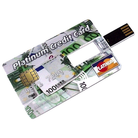  4Gb - Эврика Кредитка Platinum Credit Card Евро 94244