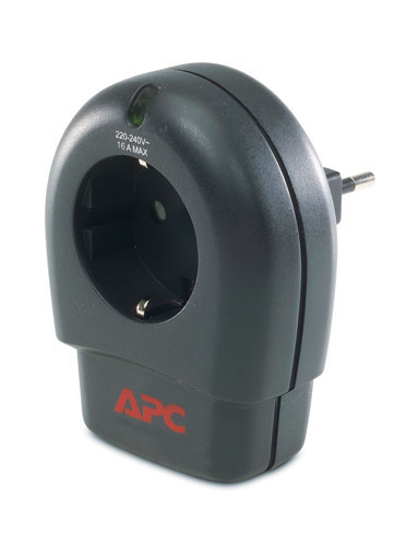 APC Сетевой фильтр APC SurgeArrest P1-RS Black