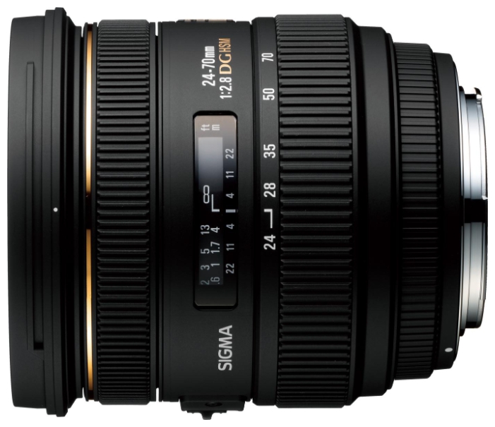 Sigma Объектив Sigma Nikon AF 24-70 mm F/2.8 EX IF DG HSM