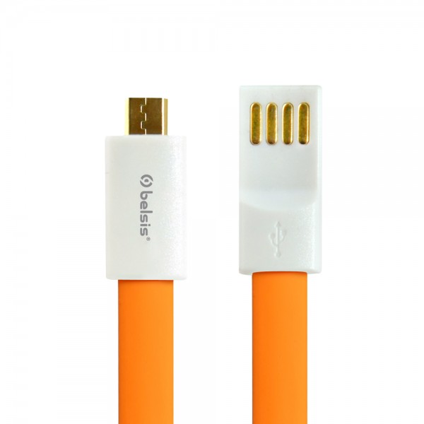 Belsis Аксессуар Belsis micro USB - USB A 1m BS1001 Orange