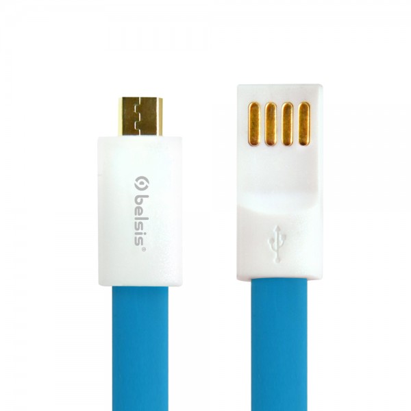 Belsis Аксессуар Belsis micro USB - USB A 1m BS1004 Blue