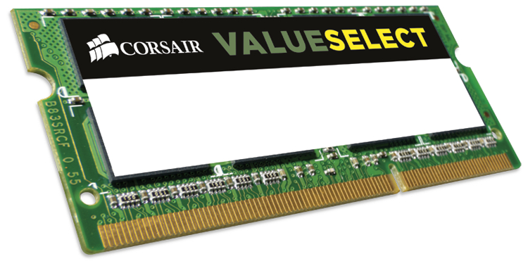Модуль памяти Corsair ValueSelect DDR3L SO-DIMM 1333MHz PC3-10600 - 4Gb CMSO4GX3M1C1333C9