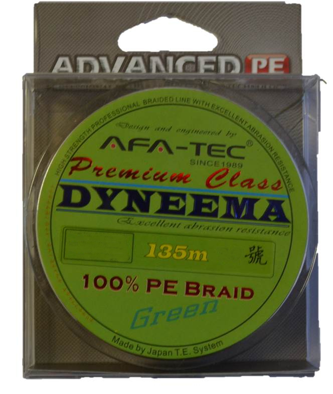  Шнур плетеный AFA-TEC Dyneema PFG10135 135m Green