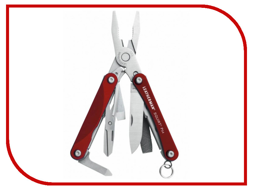  Leatherman Squirt PS4 Red 831228