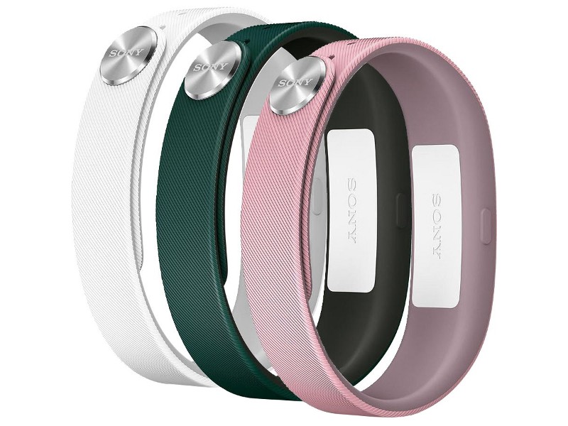 Sony Aксессуар Sony Wrist Strap SWR110 L для SmartBand SWR10 White/Light-Pink/Dark-Green 1280-9638