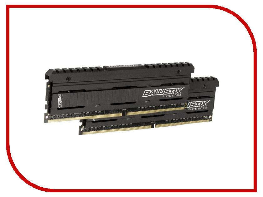 Модуль памяти Crucial Ballistix Elite DDR4 UDIMM 2666MHz PC4-21300 - 16Gb KIT (2x8Gb) BLE2C8G4D26AFE