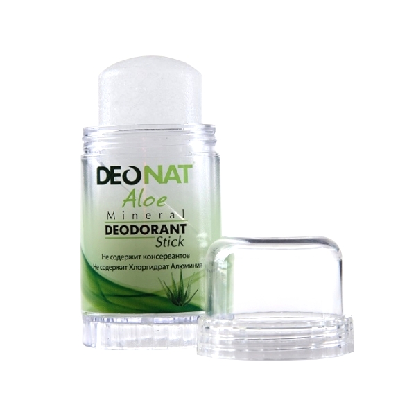 DeoNat - Дезодорант DeoNat кристалл 60г с экстрактом Алоэ