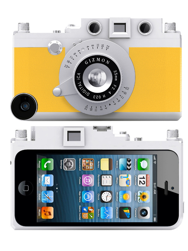  Аксессуар Кейс GIZMON iCA5 for iPhone 5 / 5S Yellow 82365