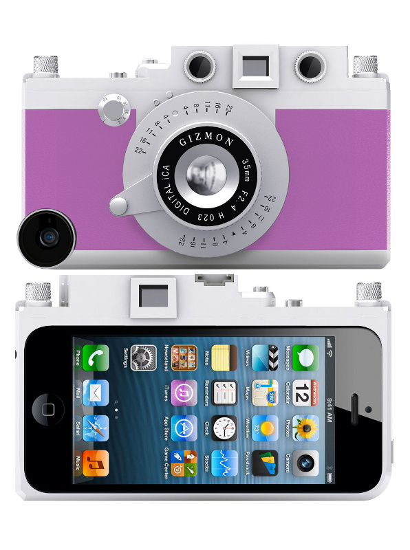  Аксессуар Кейс GIZMON iCA5 for iPhone 5 / 5S Purple 82367