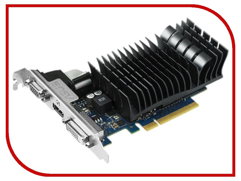  ASUS GeForce GT 730 902Mhz PCI-E 2.0 2048Mb 1800Mhz 64 bit DVI HDMI HDCP GT730-SL-2GD3-BRK