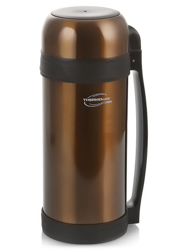 Thermos Термокружка Thermos Lucky Vacuum Food Jar with Screw Stopper 2.0L Brown 918338