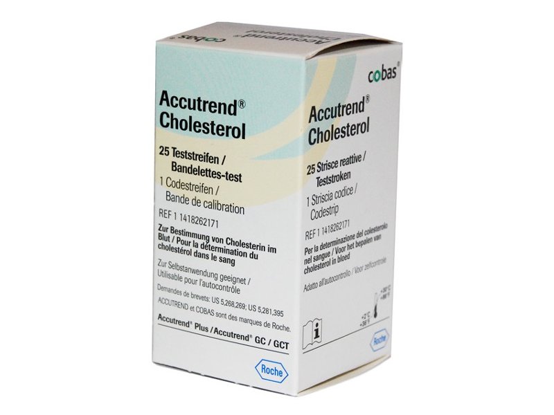 Accutrend - Аксессуар Accutrend Cholesterol №25 тест-полоски