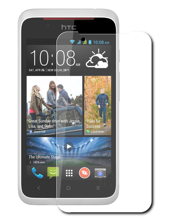 LuxCase Аксессуар Защитная пленка HTC Desire 210 Dual LuxCase суперпрозрачная 80394