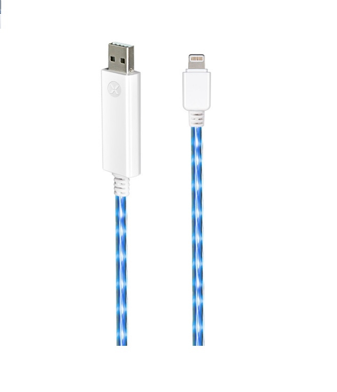  Аксессуар Rexant USB Lightning для iPhone 5 1m Blue 18-0181