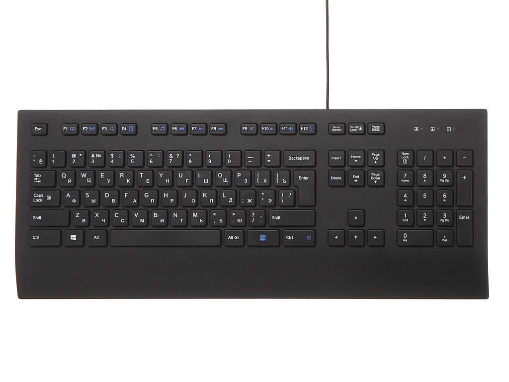 Logitech Клавиатура Logitech K280e Corded Keyboard Black 920-005215