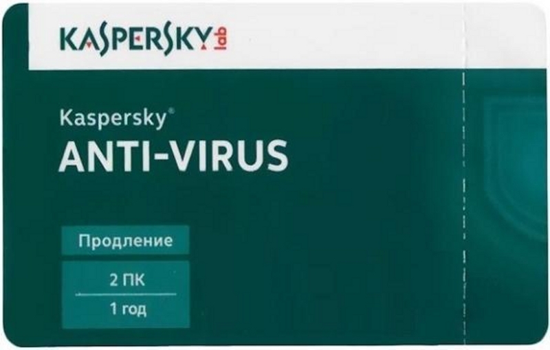 Kaspersky Anti-Virus 2015 Russian Edition 2-Desktop 1 year Renewal Card KL1161ROBFR