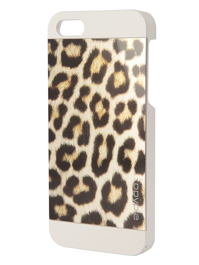  Аксессуар Чехол-накладка Ppyple Metal Jacket for iPhone 5 / 5S Snow Leopard White