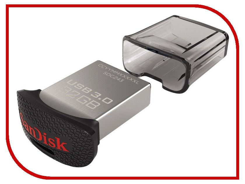 Здесь можно купить SDCZ43-032G-G46  USB Flash Drive 32Gb - SanDisk Ultra Fit SDCZ43-032G-G46 / SDCZ43-032G-GAM46 