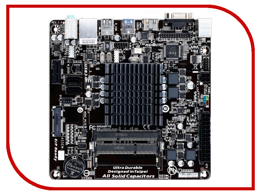 все цены на Материнская плата GigaByte GA-J1800N-D2H онлайн