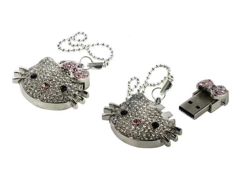 Iconik 16Gb - Iconik Hello Kitty Silver Swarovski MTFC-HKF-16GB