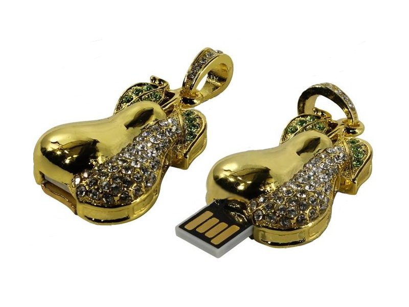 Iconik 16Gb - Iconik Груша Golden Swarovski MTFC-PEAR-16GB