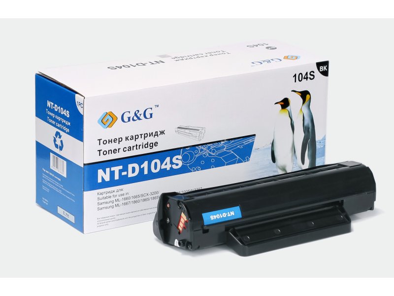  Картридж G&G NT-D104S for Samsung ML-1660/1661/1665/SCX-3200/3205/3207/3210/3217