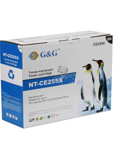  Картридж G&G NT-CE255A for HP LaserJet P3011/P3015/P3016