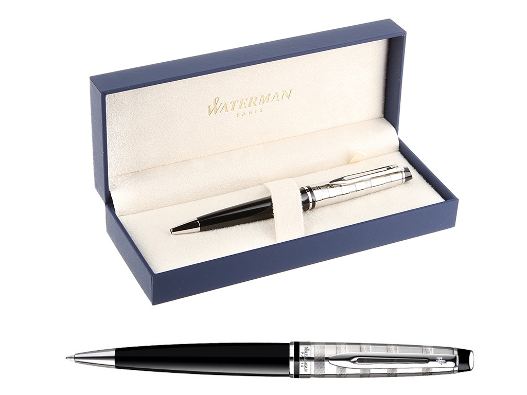  Waterman Expert DeLuxe Black CT Mblue S0952360