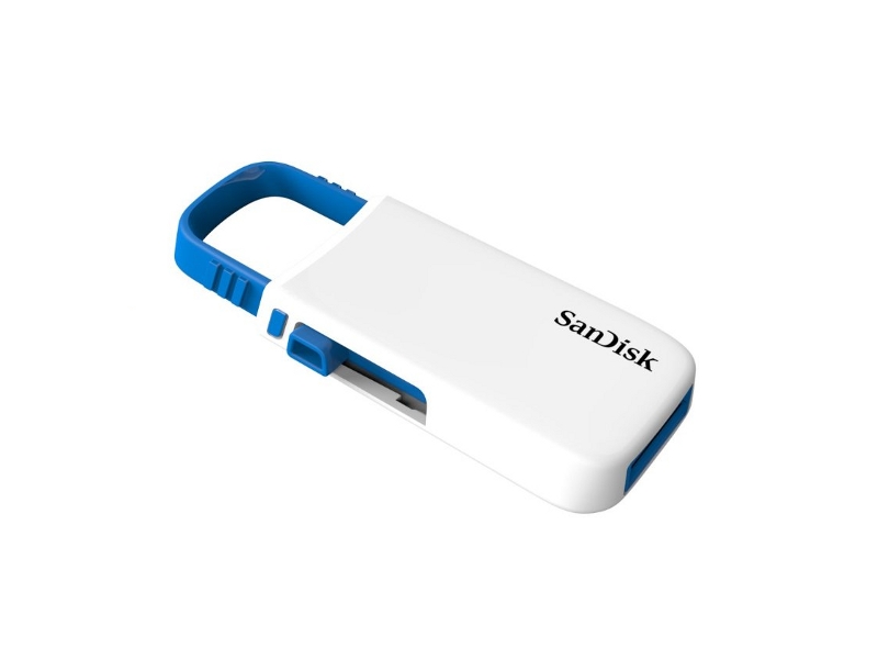 SanDisk 16Gb - Sandisk CZ59 Cruzer U White-Blue SDCZ59-016G-B35WB