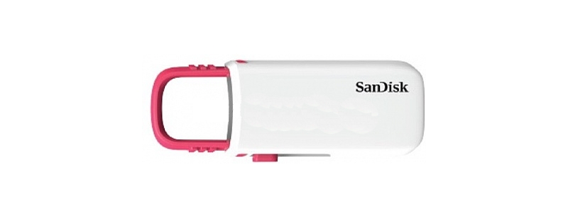 SanDisk 64Gb - Sandisk Cruzer U White-Pink SDCZ59-064G-B35WP