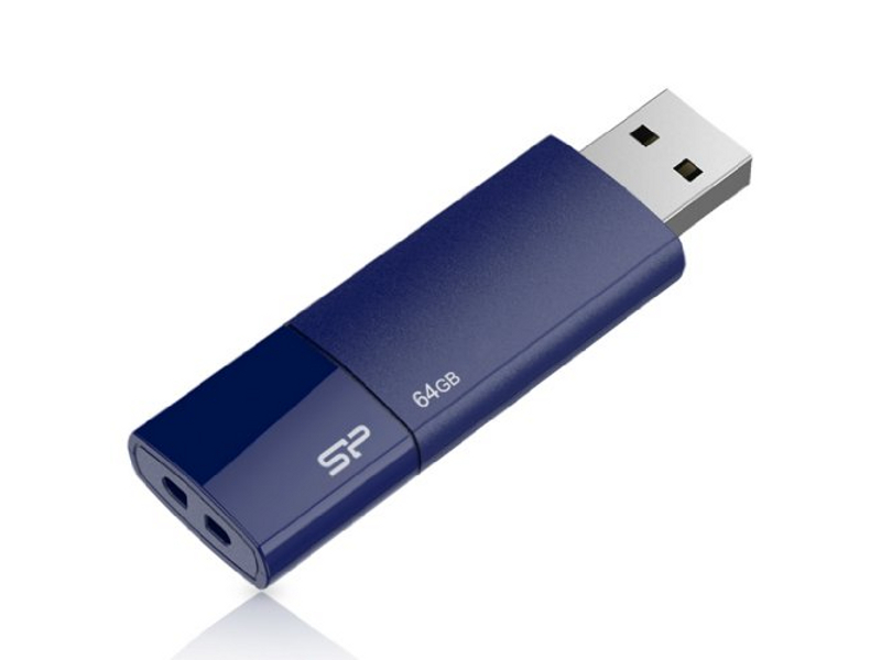 Silicon Power 8Gb - Silicon Power Ultima U05 USB 2.0 Blue SP008GBUF2U05V1D