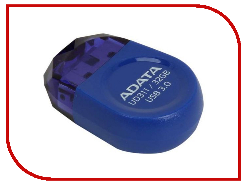 USB Flash Drive 32Gb - A-Data DashDrive Durable UD311 Blue AUD311-32G-RBL