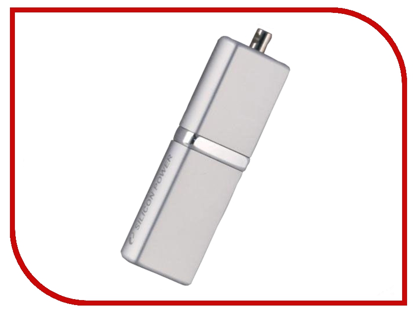 USB Flash Drive 8Gb - Silicon Power LuxMini 710 Grey SP008GBUF2710V1S