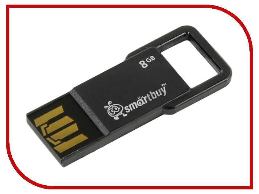 USB Flash Drive 8Gb - Smartbuy Biz Black SB8GBBIZ-K
