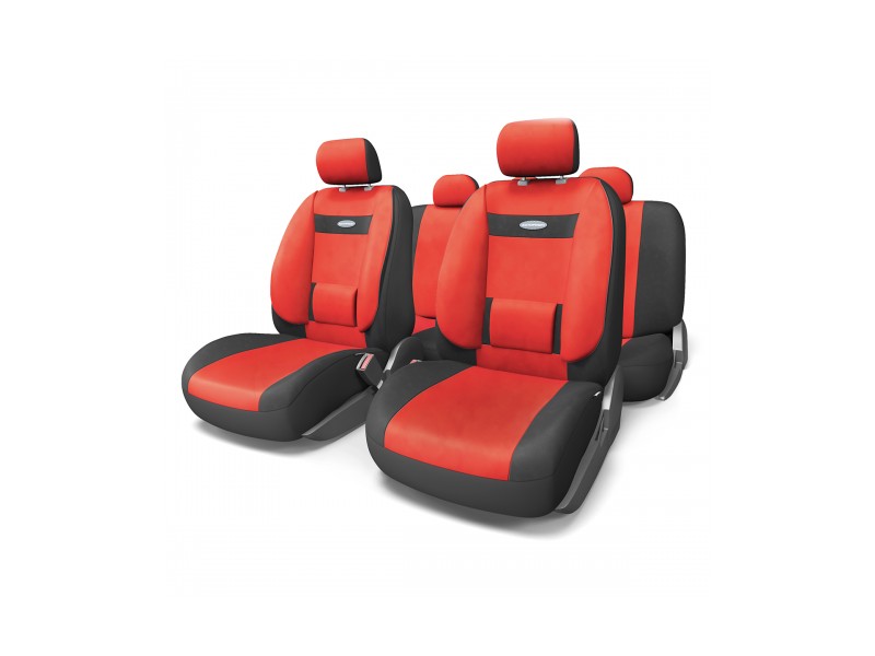  Чехол Autoprofi Comfort Black-Red COM-1105 BK/RD M