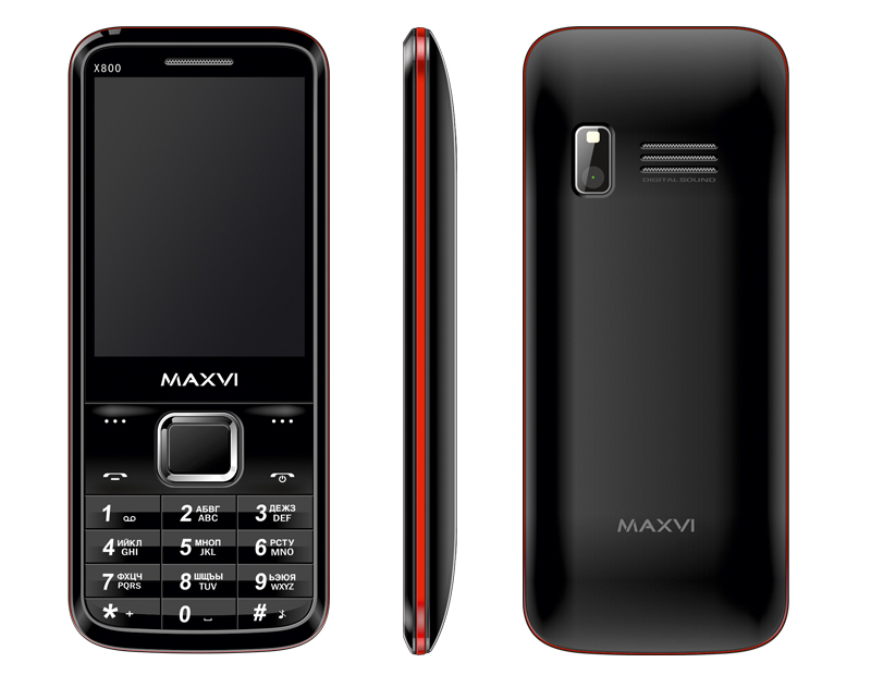  Maxvi X800 Black-Red