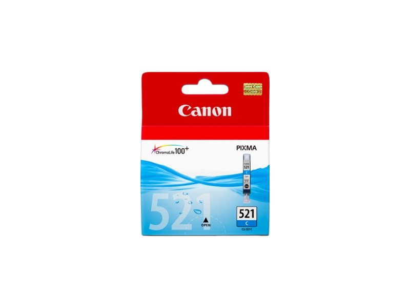 Canon Картридж Canon CLI-521C для Pixma iP3600/iP4600/MP540/MP620/MP630/MP980 Cyan