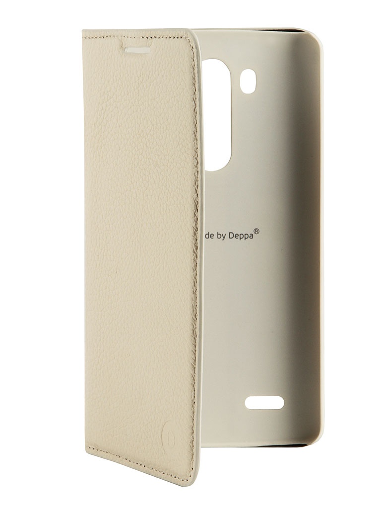 Deppa Аксессуар Чехол LG G3 Deppa Wallet Cover + защитная пленка White 84060