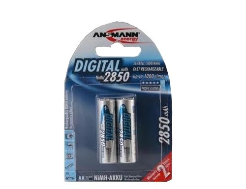 Ansmann Аккумулятор AA - Ansmann R06 2850 mAh Ni-MH Digital (2 штуки) 5035082