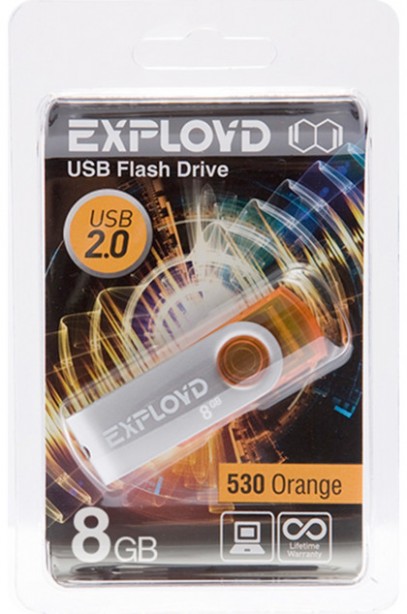  8Gb - Exployd 530 Orange EX008GB530-O