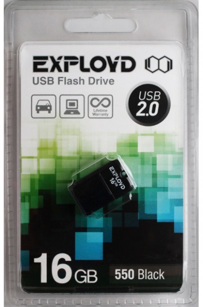  16Gb - Exployd 550 mini Black EX0016GB550-mini-B