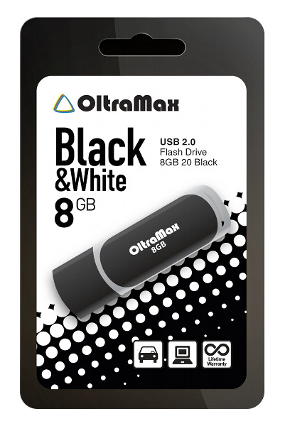 Oltramax 8Gb - OltraMax 20 Black OM008GB20-B