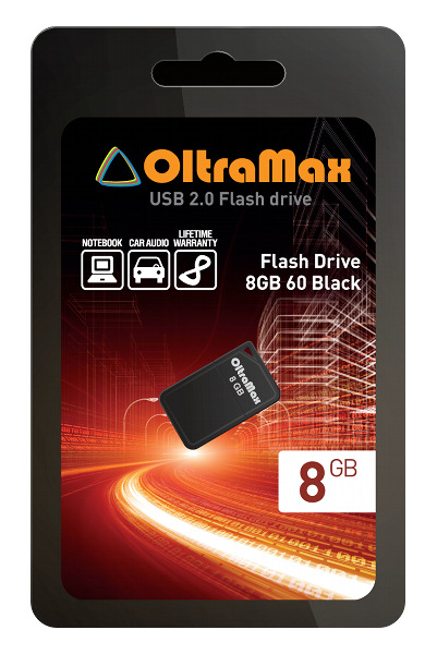 Oltramax 8Gb - OltraMax 60 Black OM008GB-mini-60-B