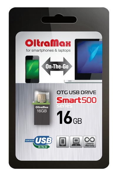 Oltramax 16Gb - OltraMax 500 Smart Graphite OM016GB500SM-OTG