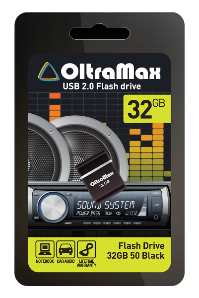 Oltramax 32Gb - OltraMax 50 Black OM032GB-mini-50-B