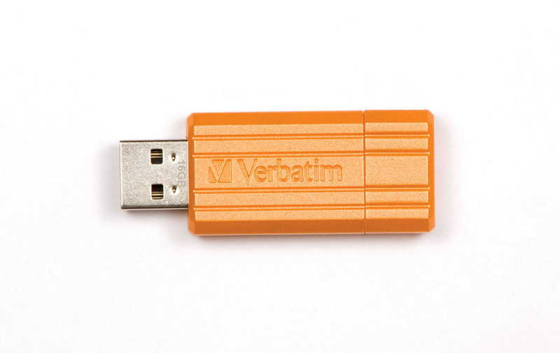 Verbatim 16Gb - Verbatim PinStripe 49069 Orange