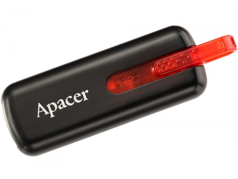 Apacer 64Gb - Apacer Handy Steno AH326 Black AP64GAH326B-1