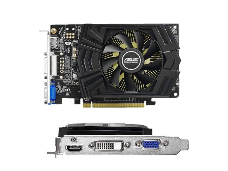 Asus GeForce GTX 750 1059Mhz PCI-E 3.0 2048Mb 5010Mhz 128 bit DVI HDMI HDCP GTX750-PHOC-2GD5